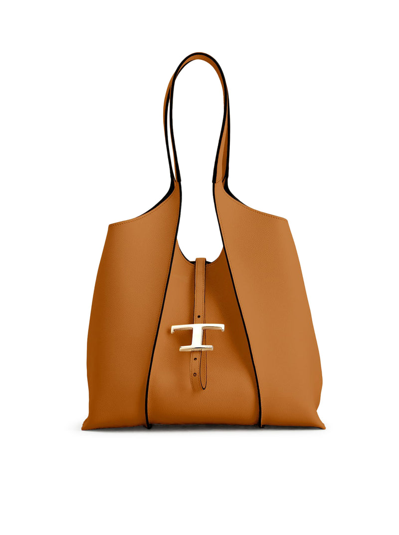 T TIMELESS LEATHER SHOPPING BAG