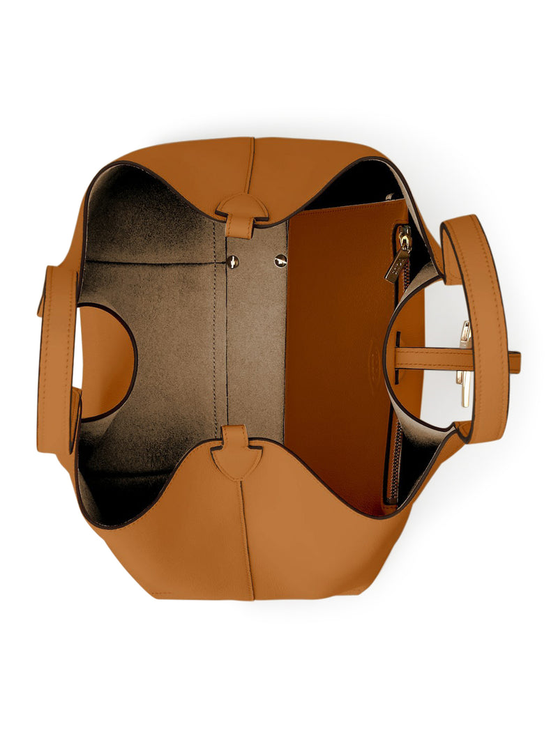 T TIMELESS LEATHER SHOPPING BAG