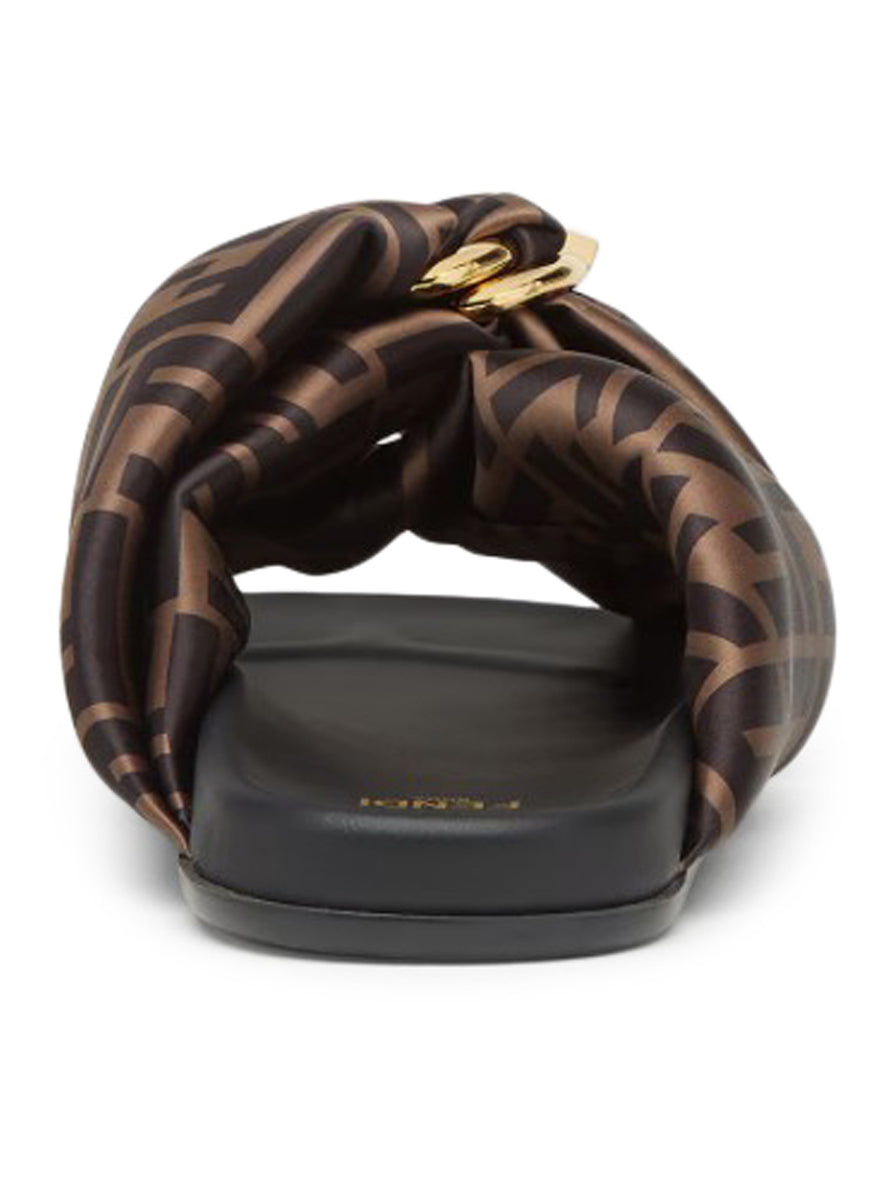 FENDI FEEL SANDALS IN SATIN FF – Suit Negozi Row