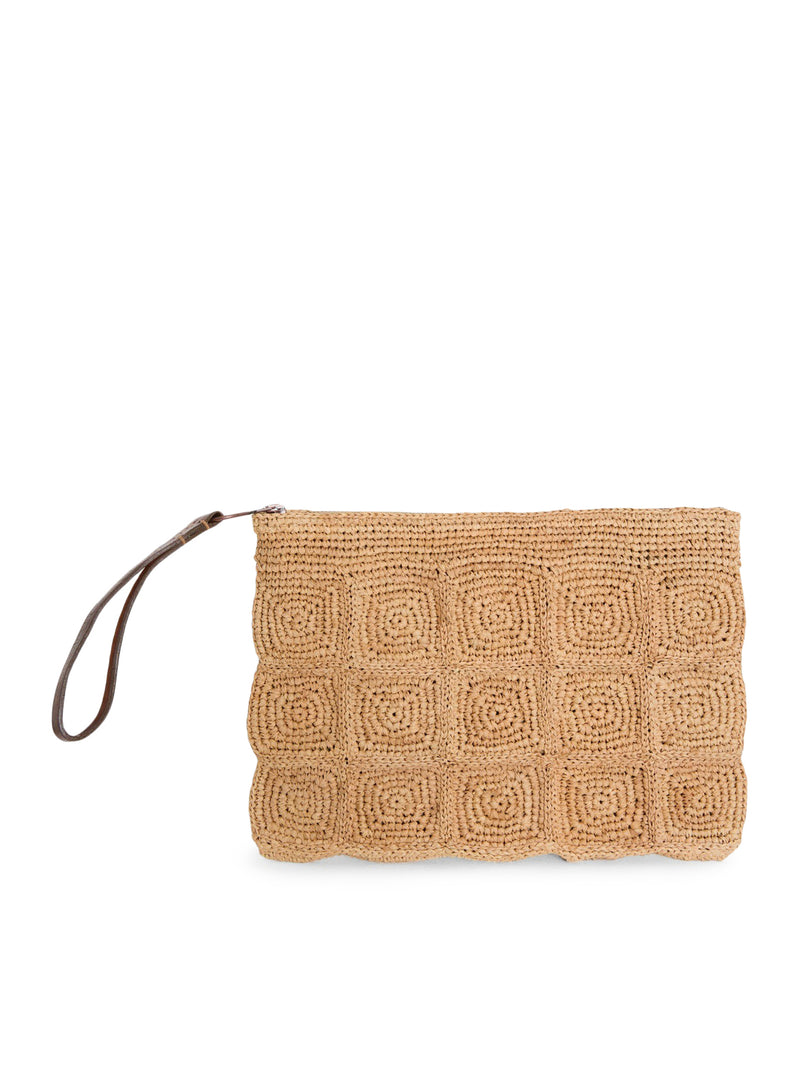 RAFFIA CLUTCH TANALA