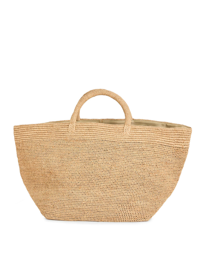VANILLA RAFFIA BAG