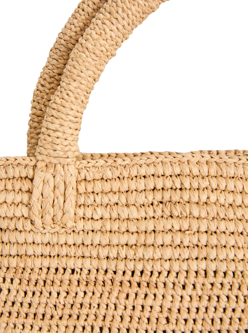 VANILLA RAFFIA BAG