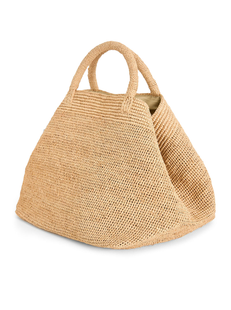 VANILLA RAFFIA BAG
