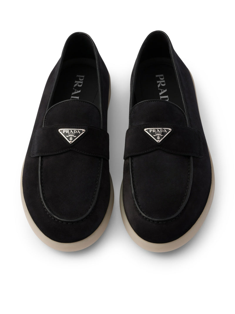 SUEDE LOAFERS