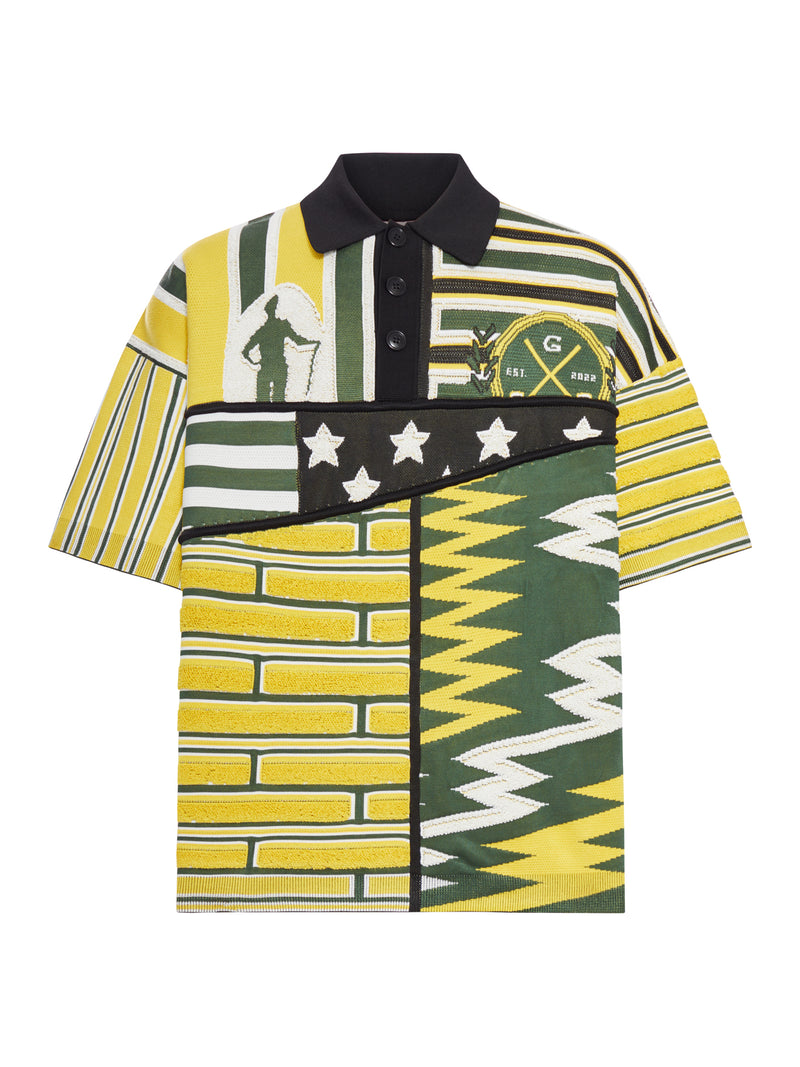 GOLF POLO WITH PRINT