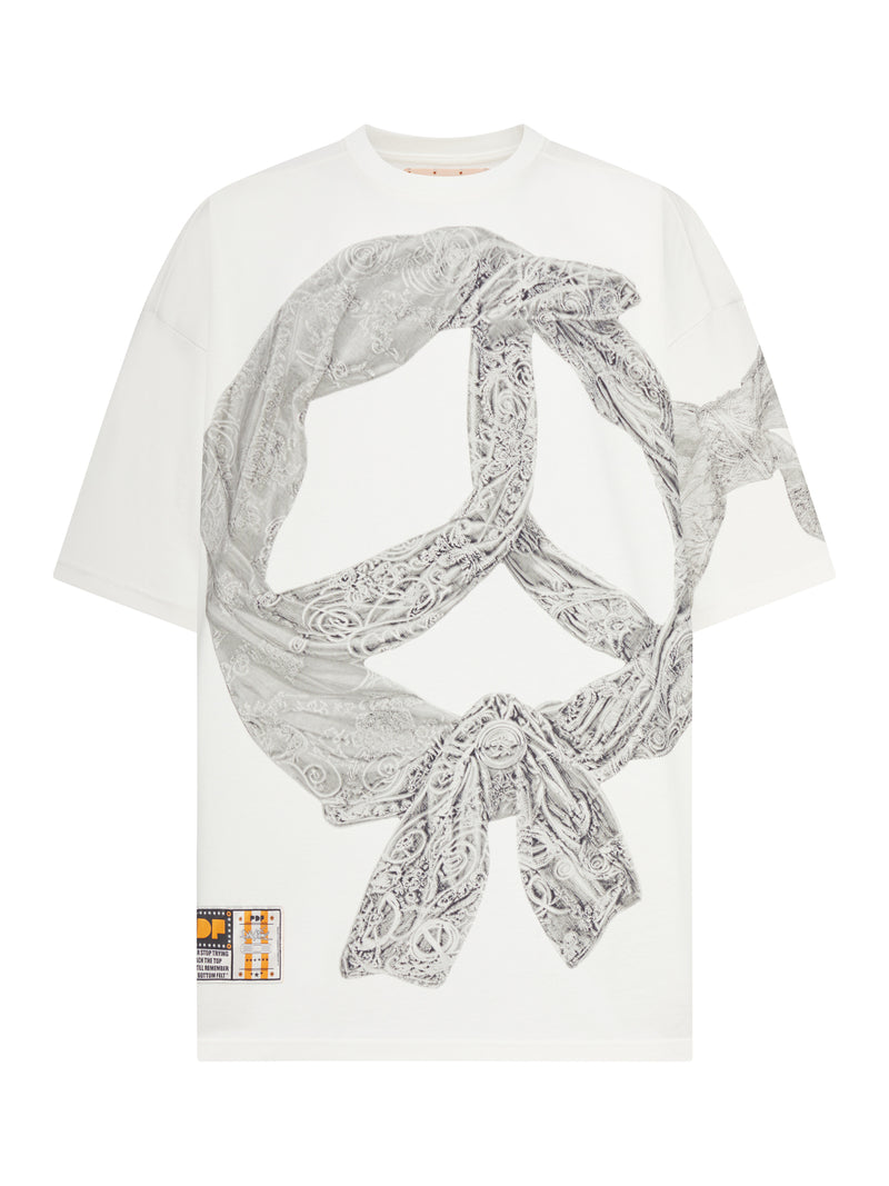 THE BOY WHITE FLAKE T-SHIRT