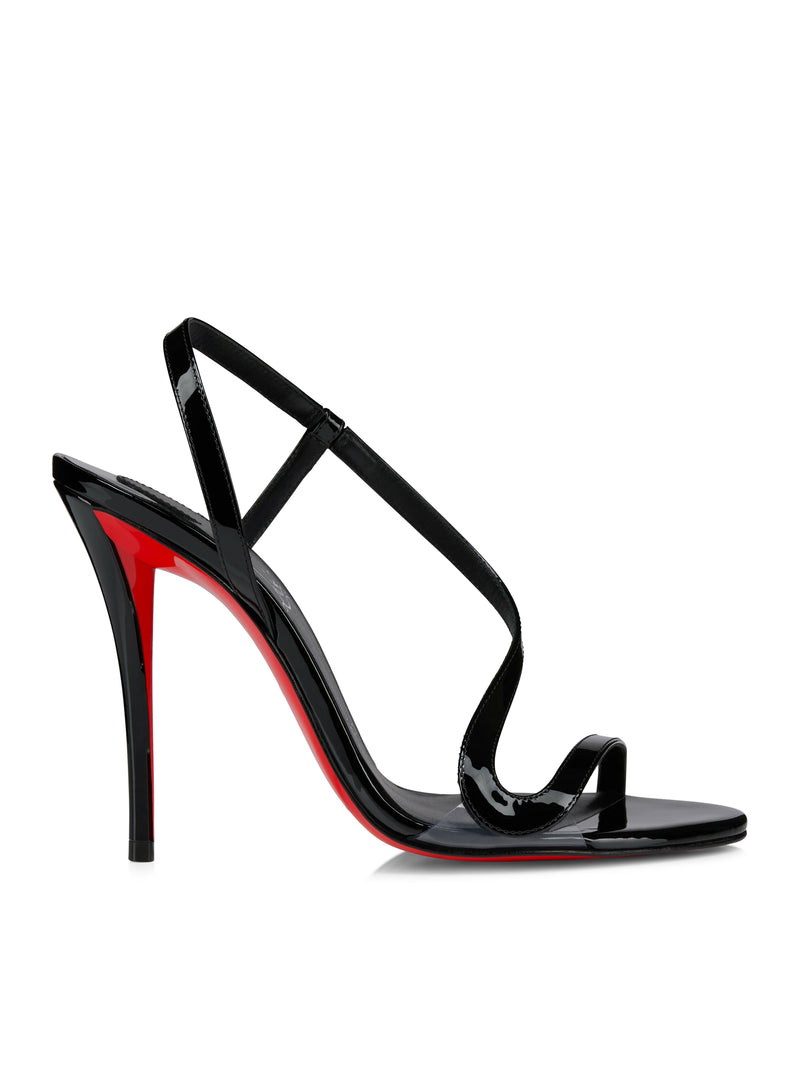 100MM PINK Z LEATHER SANDALS