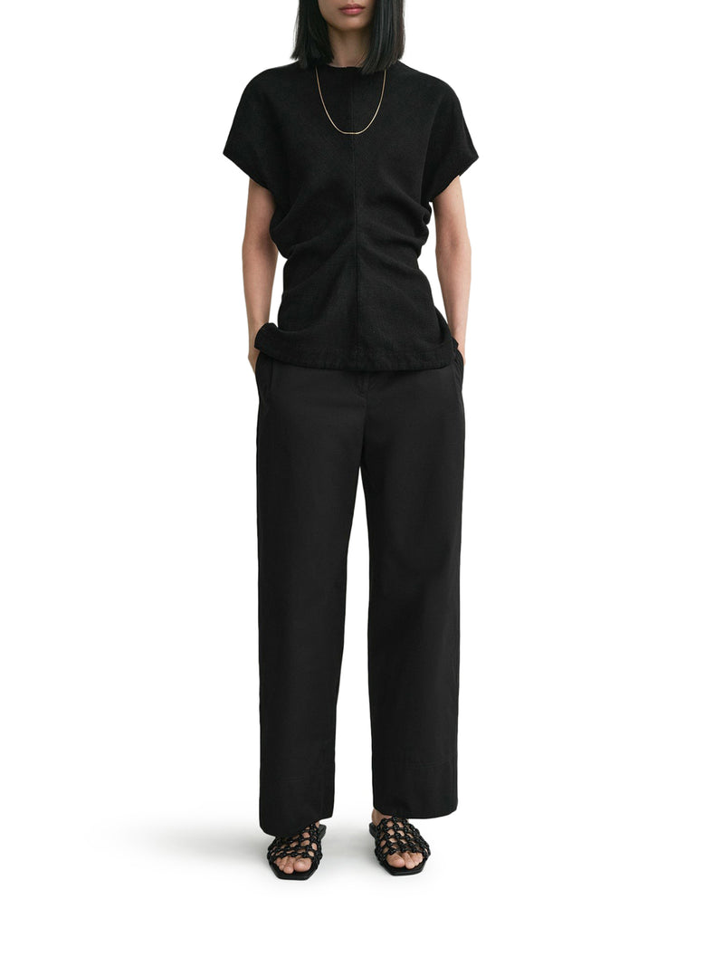 TOP WITH VISCOSE DRAPE