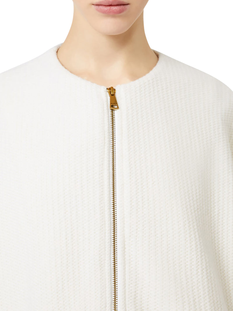 WOOL AND CASHMERE KNIT JACKET