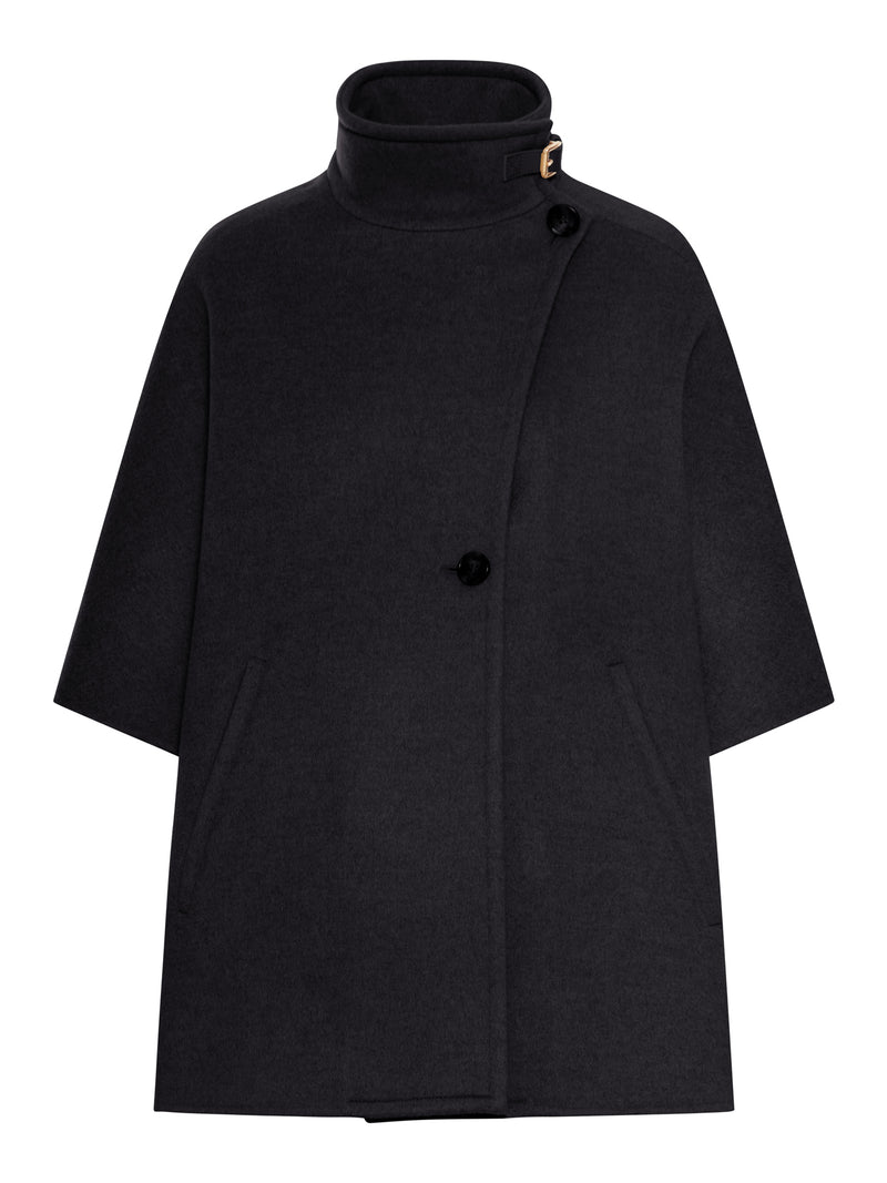 LIGHTWEIGHT CASHMERE DRAP CAPE