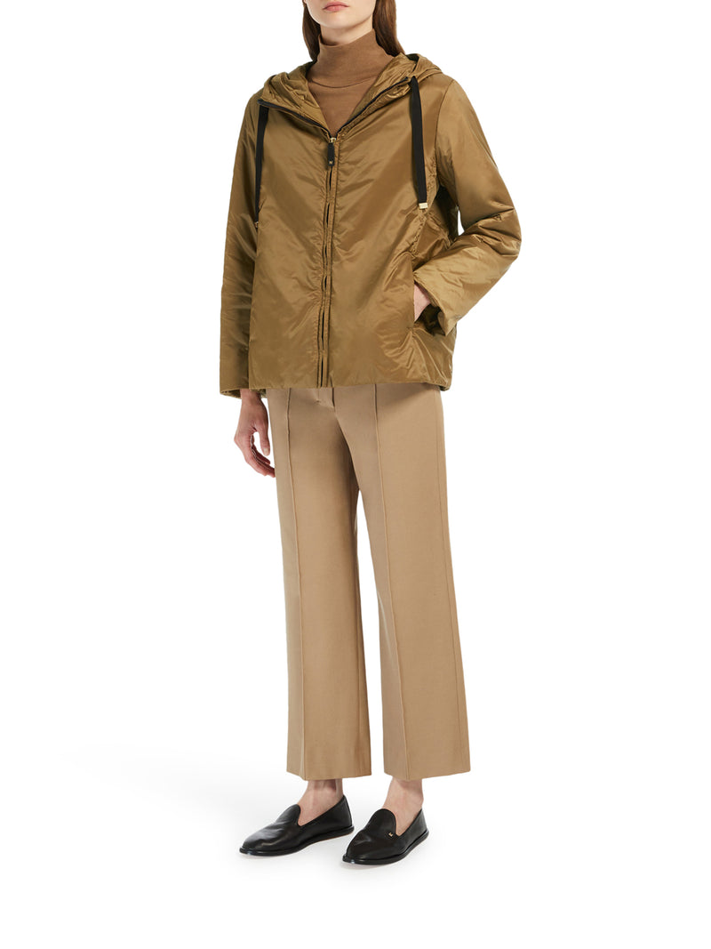 PADDED JACKET WITH DROP-PROOF CANVAS HOOD