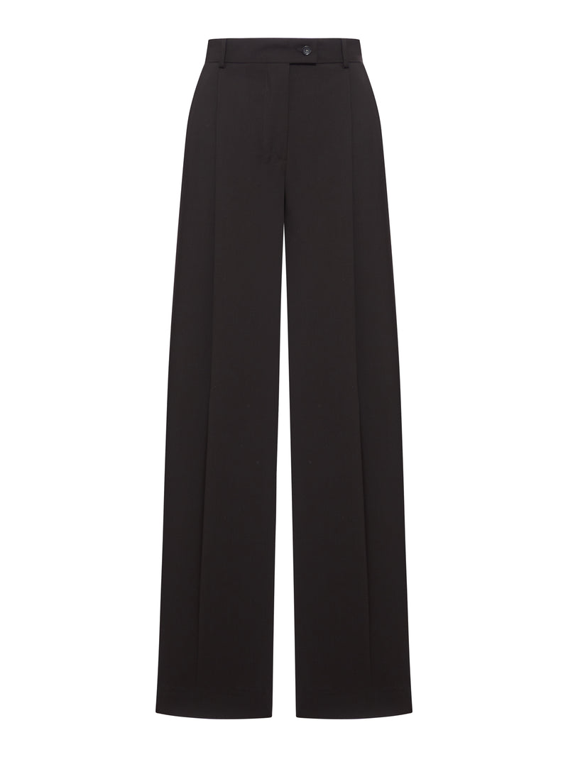 OVERSIZED STRETCH WOOL PANTS