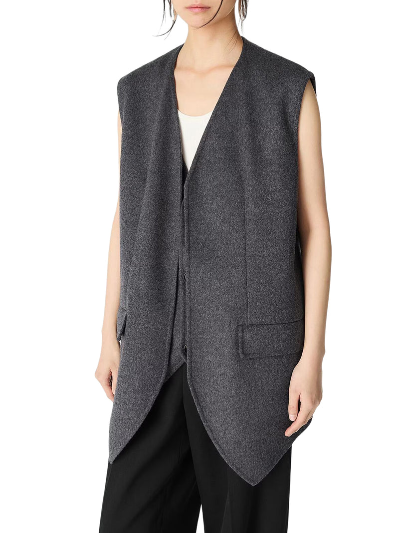 DOUBLE-FACE WOOL VEST