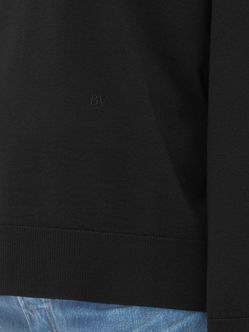 WOOL TURTLENECK WITH BV EMBROIDERY