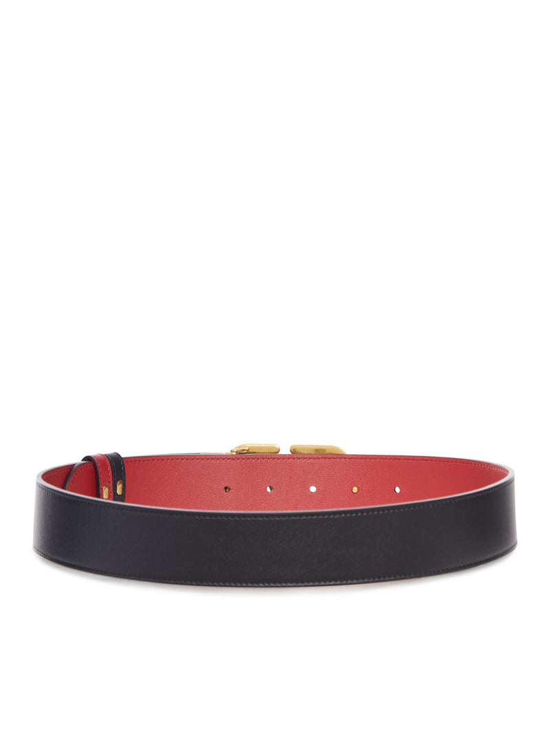 REVERSIBLE BELT WITH LOGO