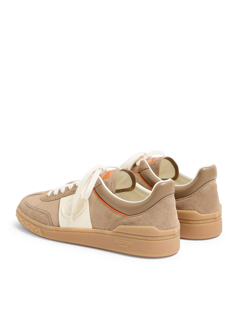 LOW TOP UPVILLAGE SNEAKER IN CRUST AND NAPPA CALFSKIN