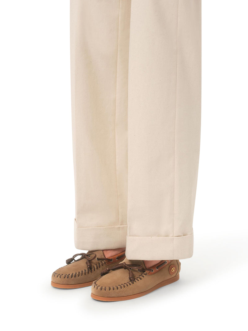 PALM AVENUE CRUST LEATHER BOAT SHOE