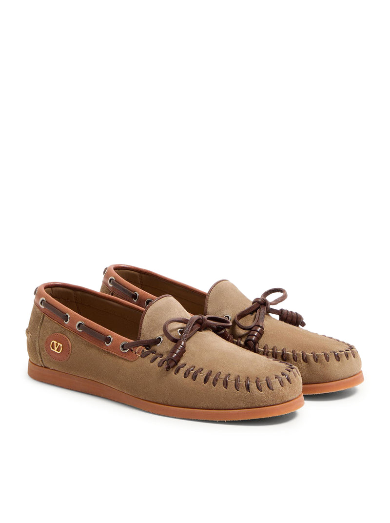 PALM AVENUE CRUST LEATHER BOAT SHOE