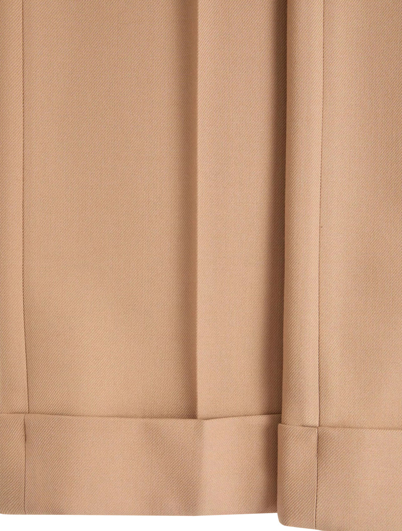 TAILORED GABARDINE TROUSERS