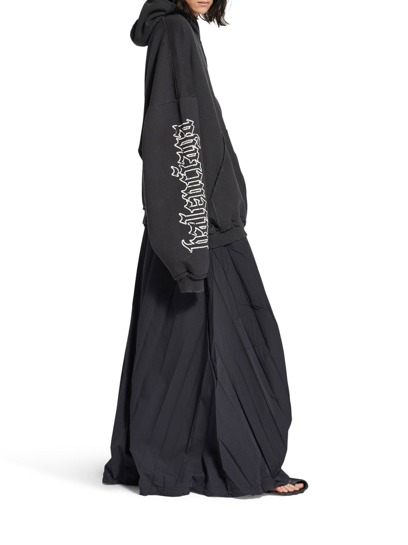 ZIP HOODIE BLACKLETTER SCRIPT LARGE FIT