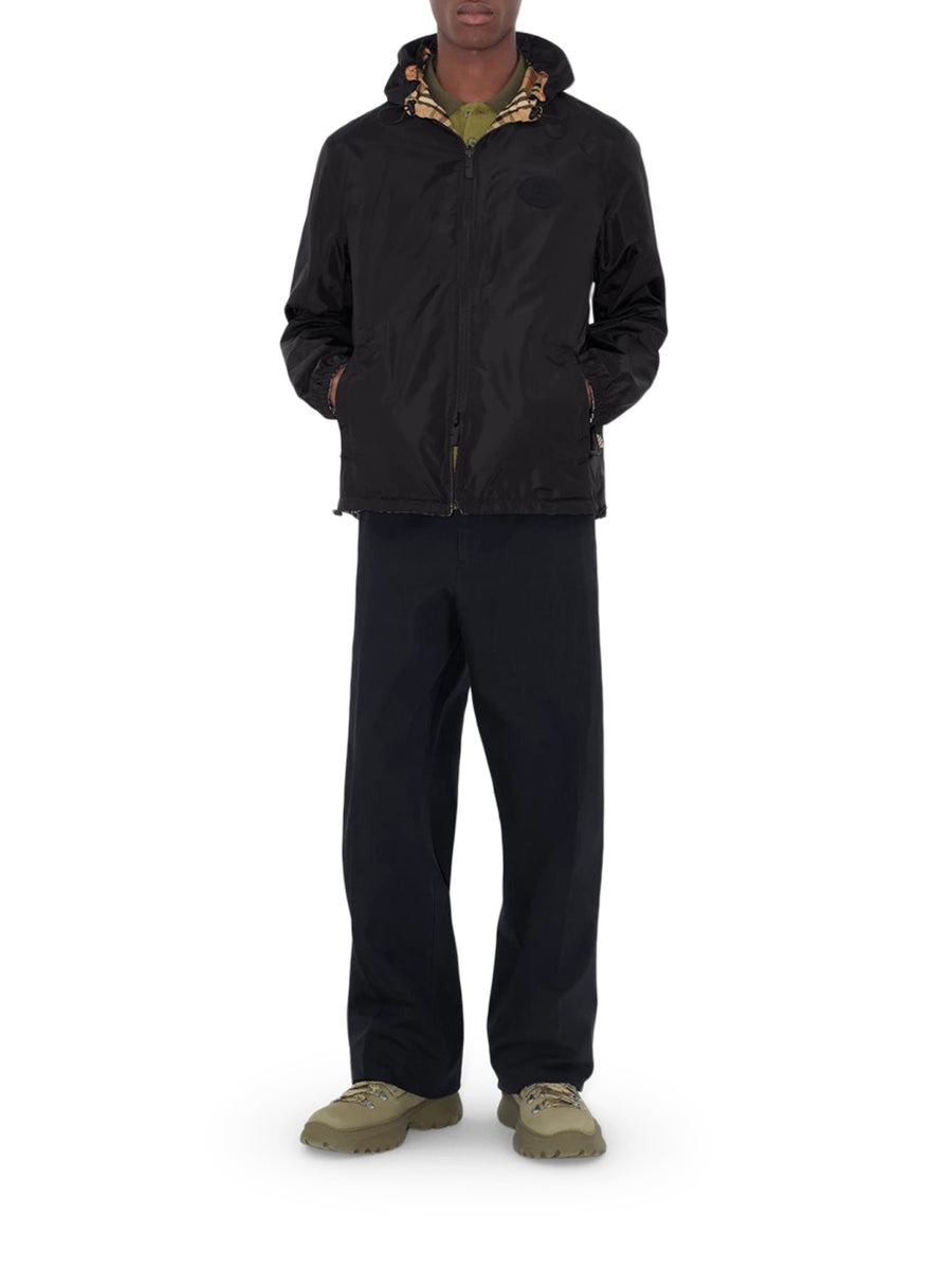 REVERSIBLE CHECK JACKET WITH HOOD – Suit Negozi Row