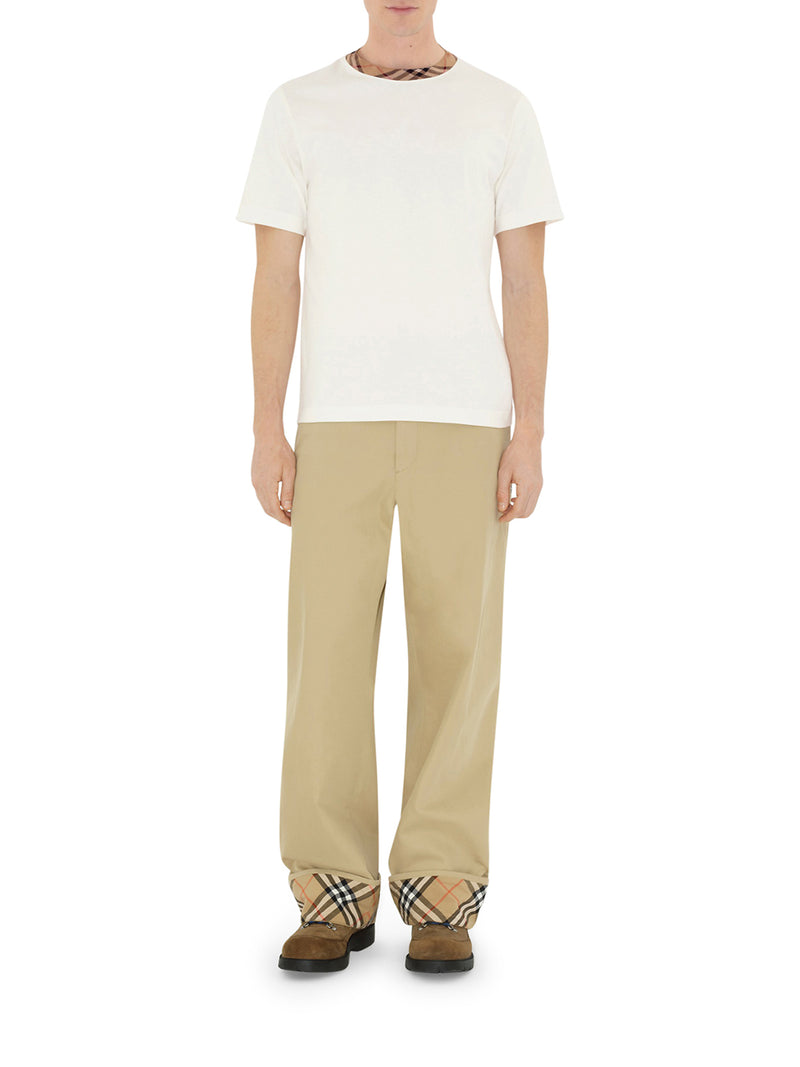 GABARDINE TROUSERS