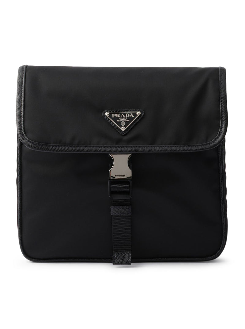 RE-NYLON AND SAFFIANO SHOULDER BAG