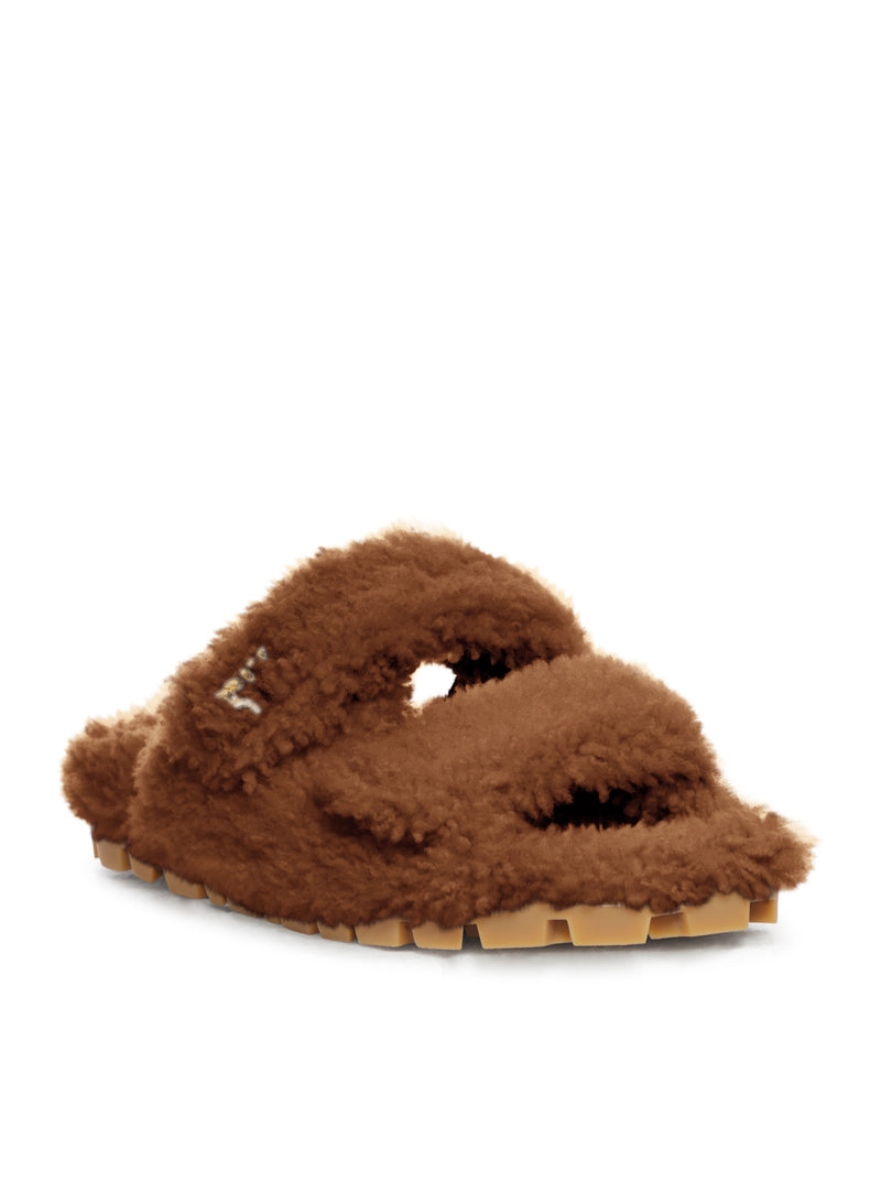 SHEARLING SANDALS
