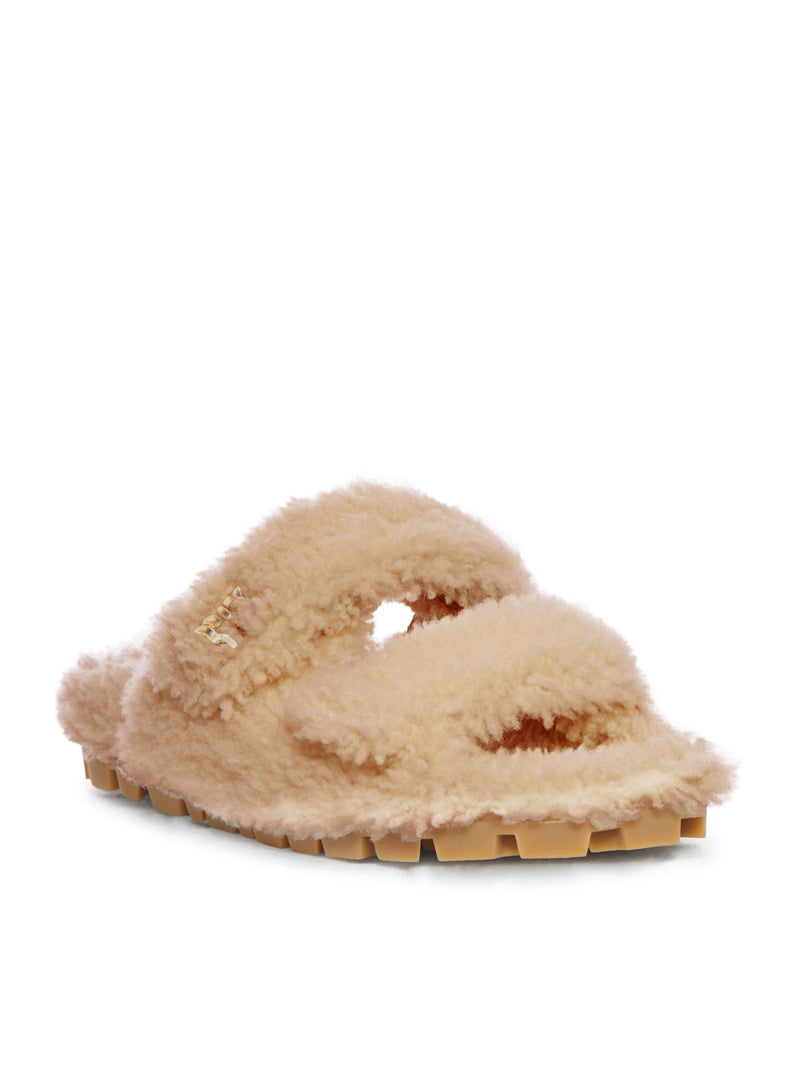 SHEARLING SANDALS