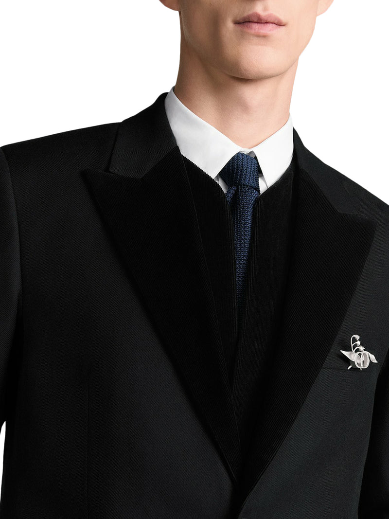 JACKET WITH CORDUROY DETAILS