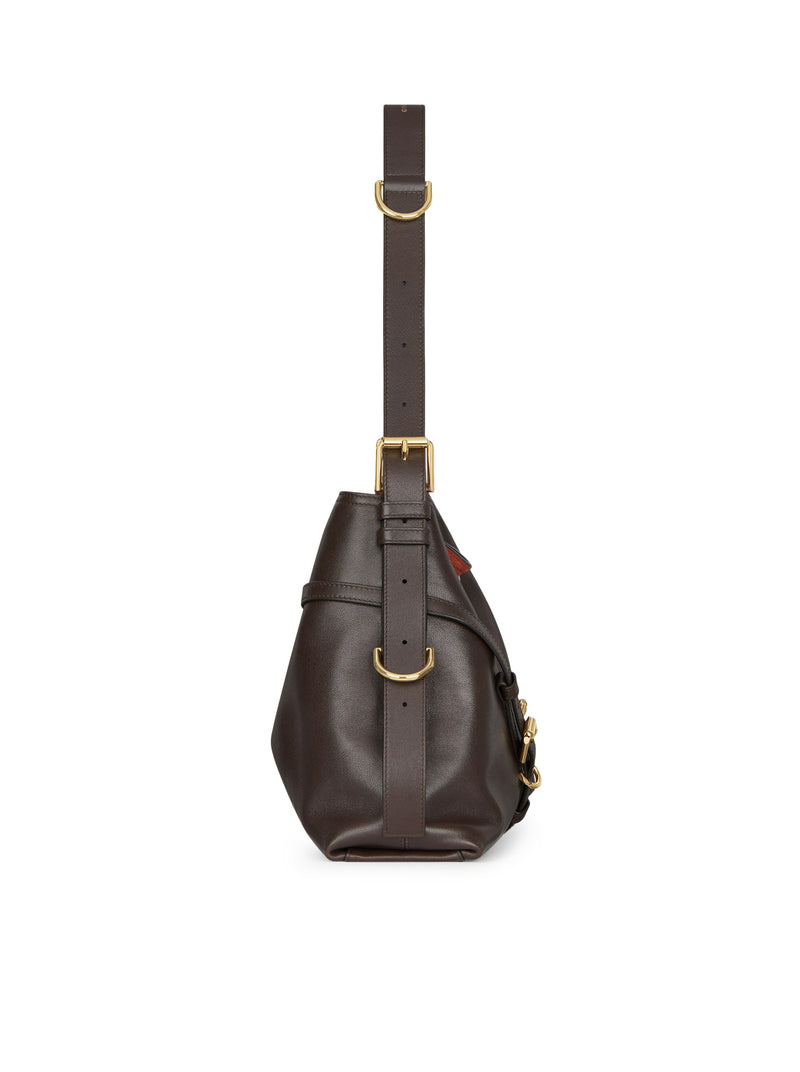 VOYOU MEDIUM BAG IN GLOSSY LEATHER