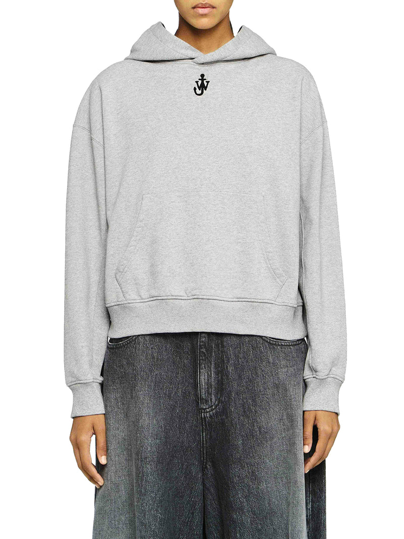JWA ANCHOR LOGO CROPPED SWEATSHIRT