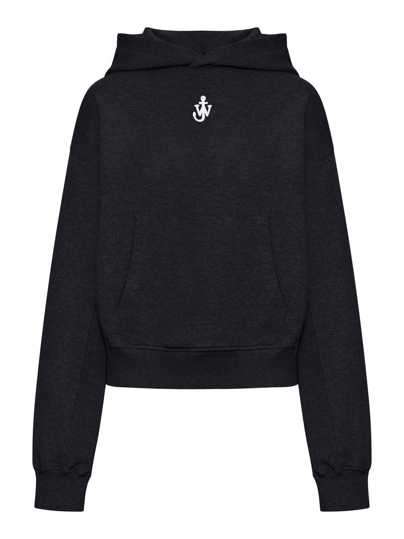 JWA ANCHOR LOGO CROPPED SWEATSHIRT
