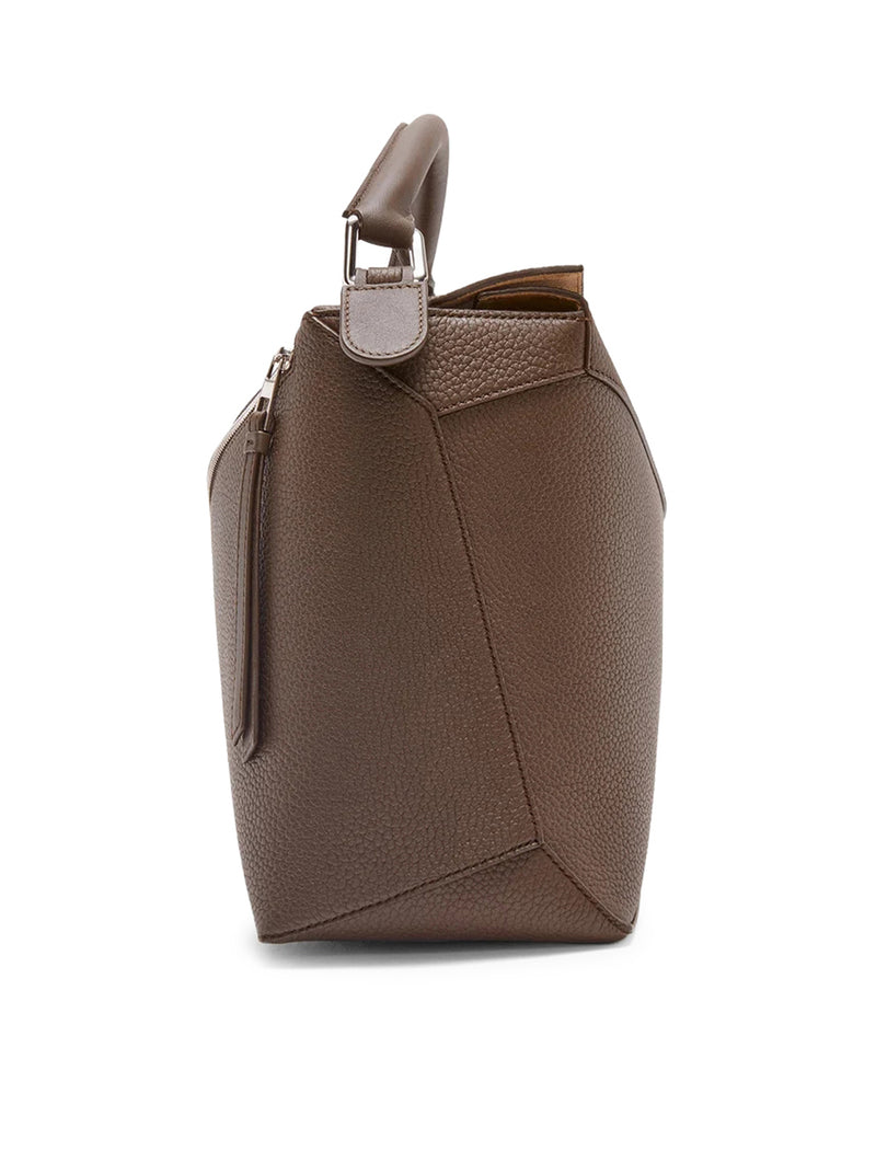 LARGE PUZZLE BAG IN HAMMERED CALFSKIN