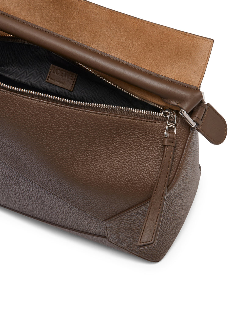 LARGE PUZZLE BAG IN HAMMERED CALFSKIN