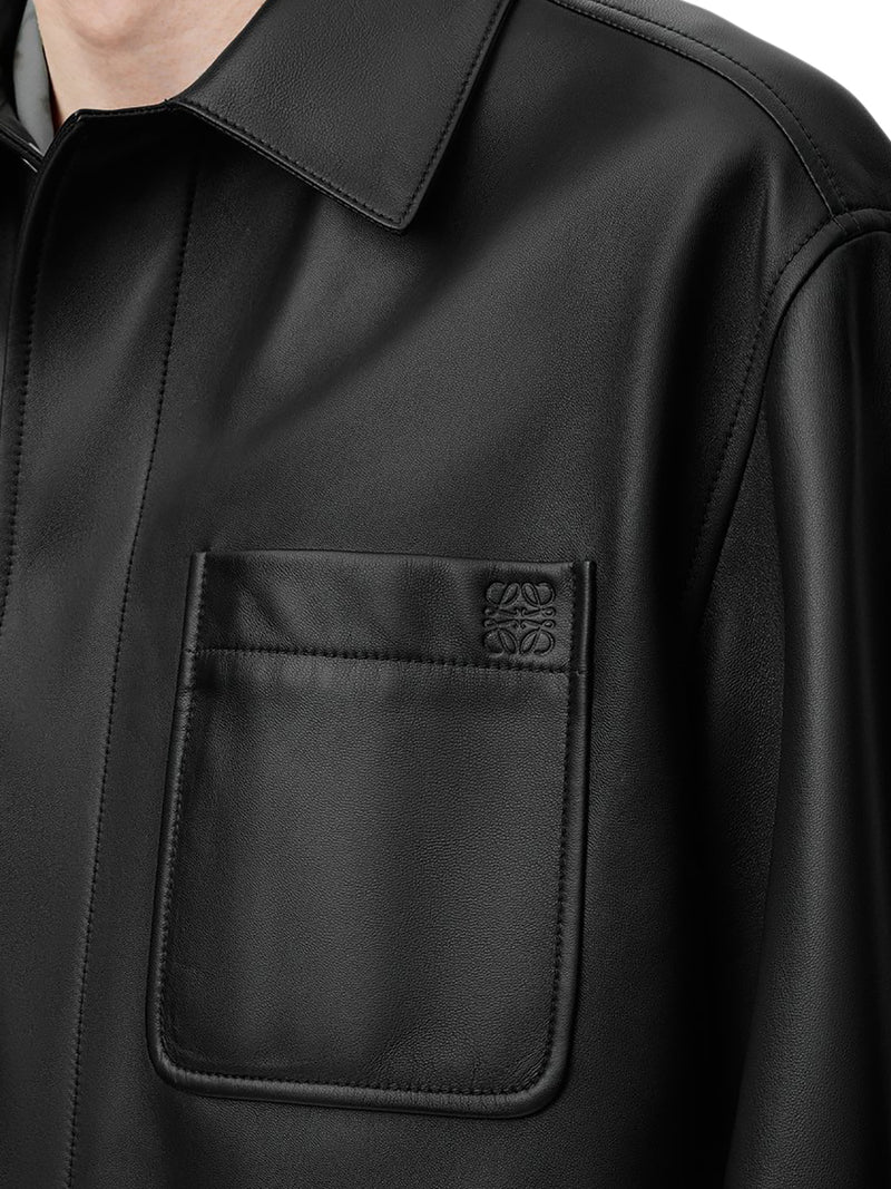 OVERSHIRT IN NAPPA LAMBSKIN