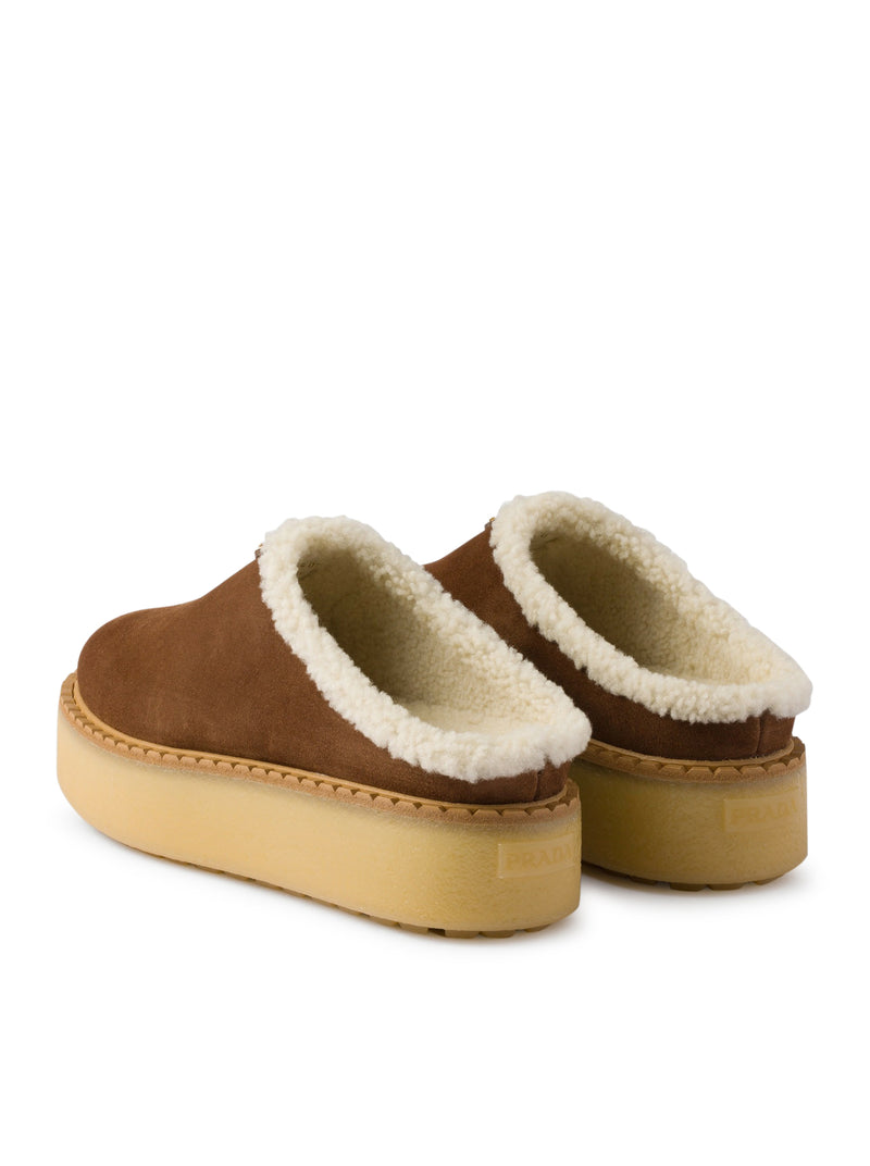 SUEDE MULES