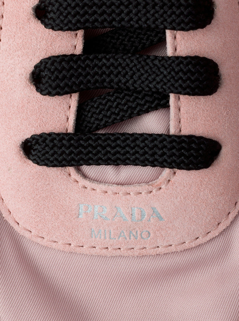 COLLAPSE SNEAKERS IN RE-NYLON AND SUEDE