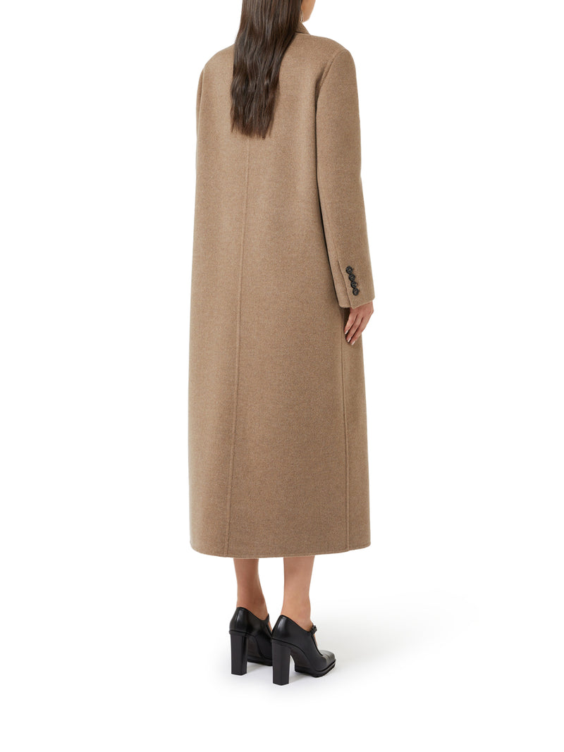 LONG DOUBLE-BREASTED CASHMERE COAT