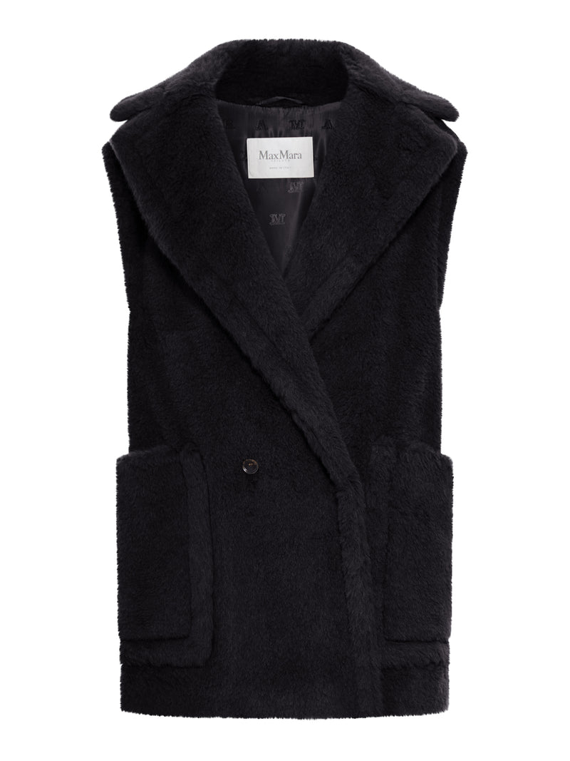 TEDDY VEST IN ALPACA AND WOOL