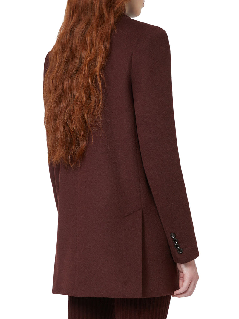 SINGLE-BREASTED CAMEL BLAZER