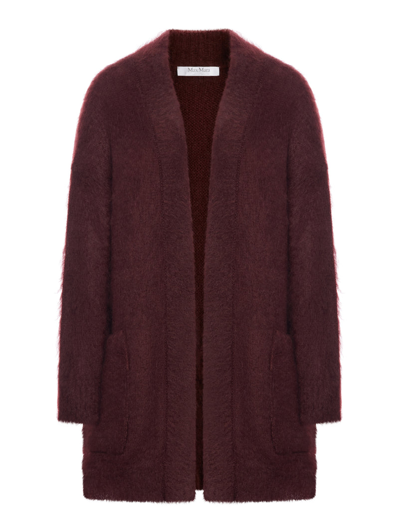 MOHAIR YARN CARDIGAN