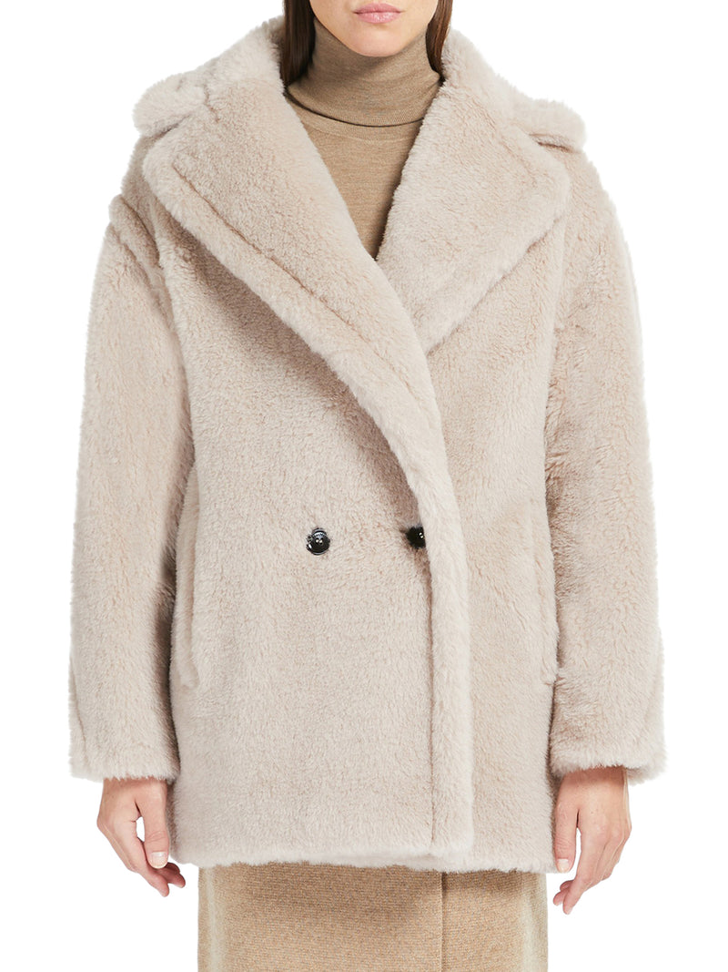 OLGA TEDDY BEAR ALPACA WOOL COAT