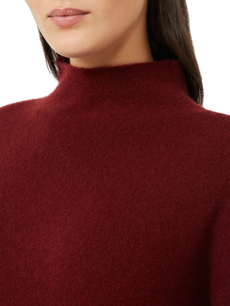 BOXY SWEATER IN STRETCH CASHMERE YARN