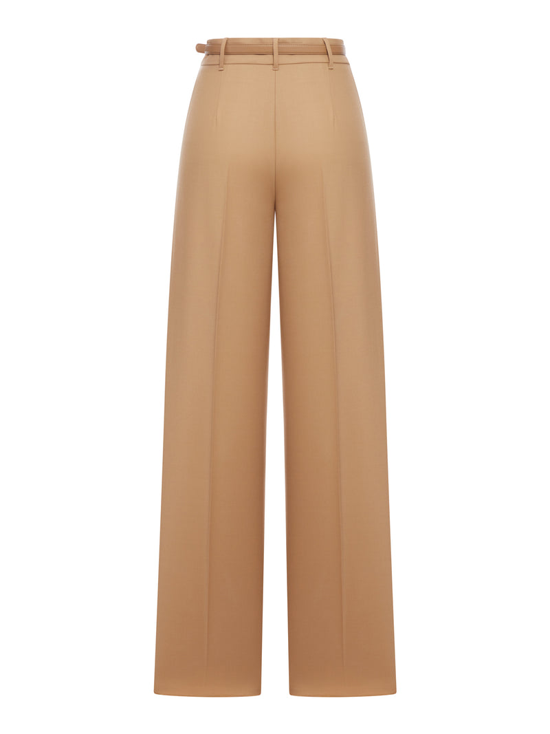 WOOL TASSEL ENTRY TROUSERS