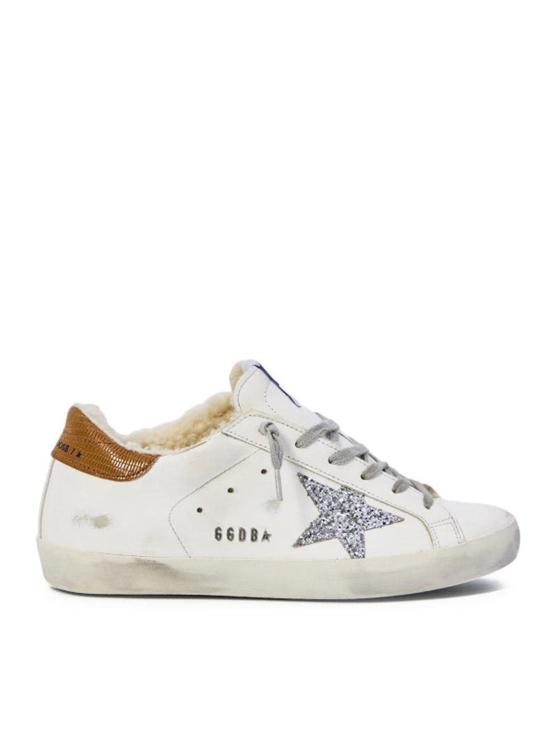 SUPER-STAR SNEAKERS WITH SHEARLING