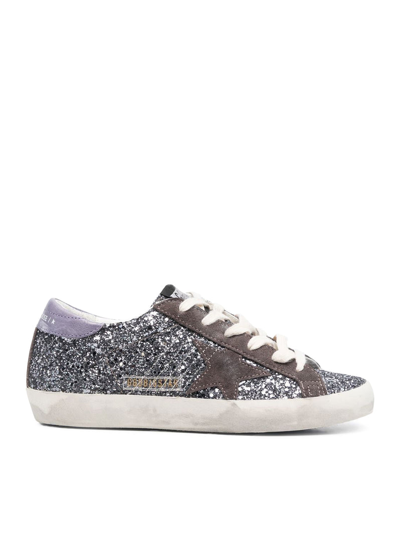 SUPER-STAR SNEAKERS WITH GLITTER