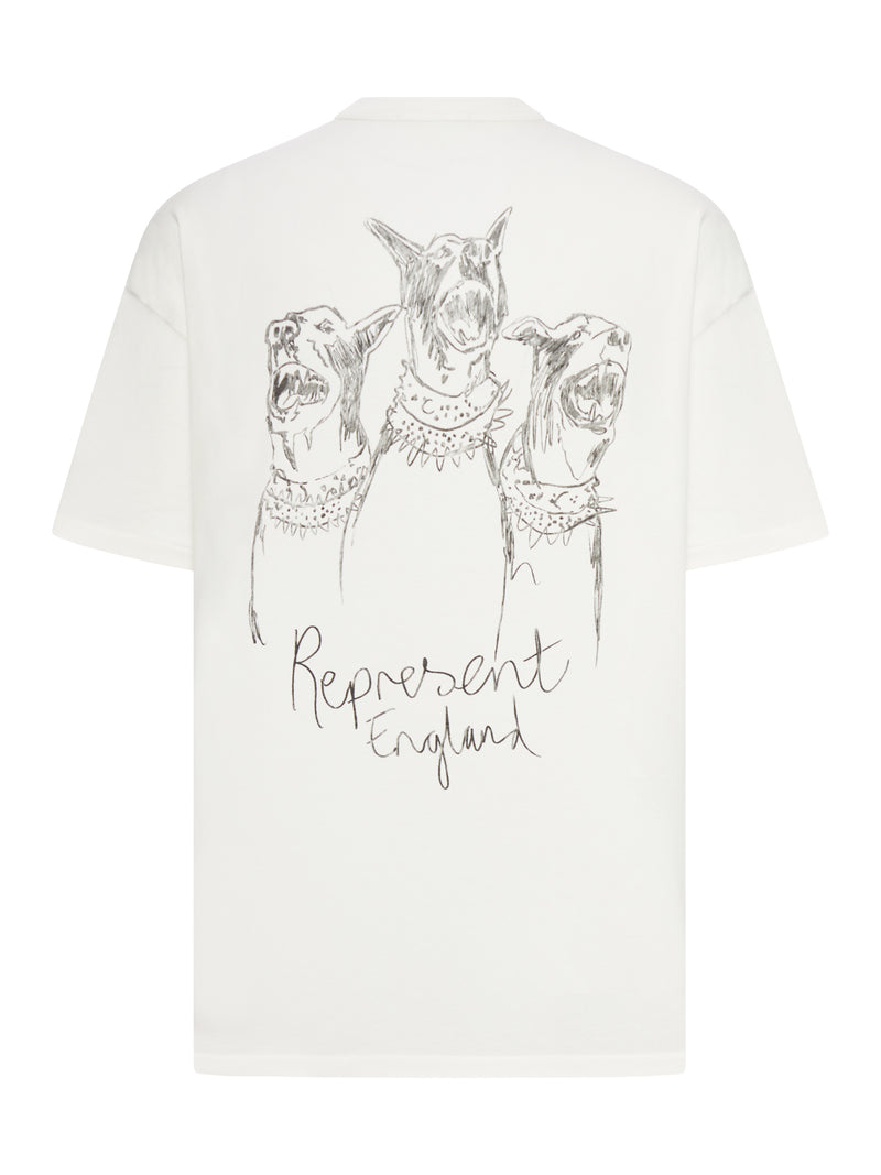 CREW NECK COTTON T-SHIRT WITH PRINT