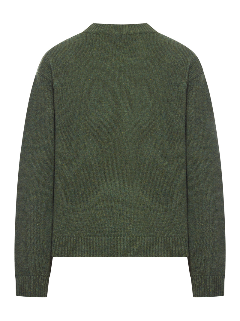CREW NECK WOOL SWEATER
