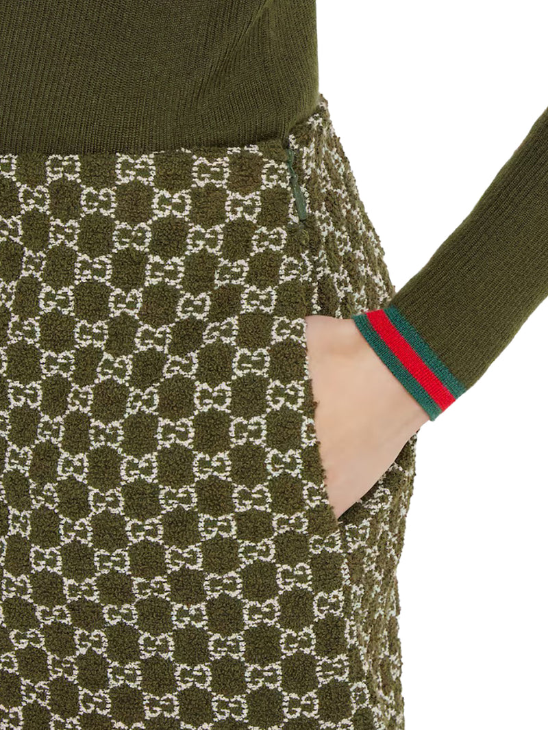 MINI SKIRT IN GG BOUCLÉ COTTON